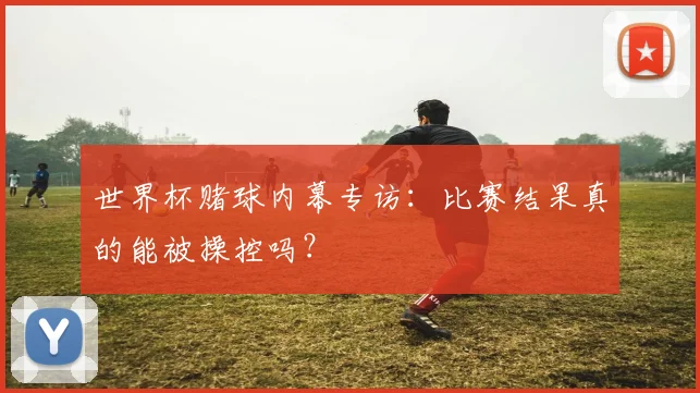 世界杯赌球内幕专访：比赛结果真的能被操控吗？